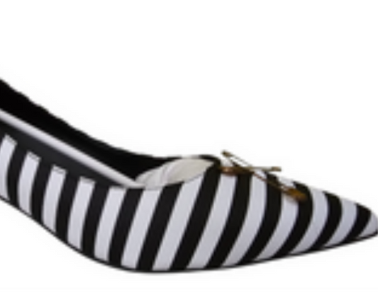 Kitten Heel Striped Love ❤️