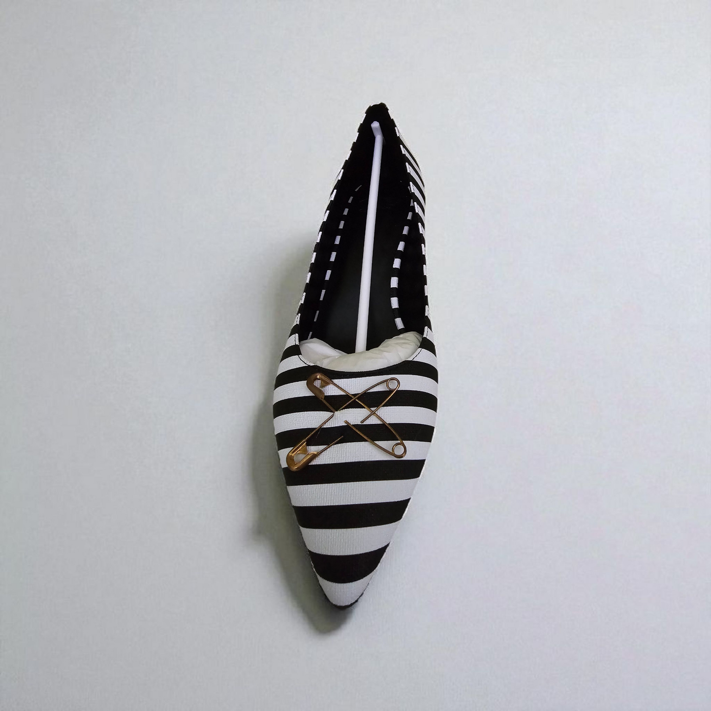 Kitten Heel Striped Love ❤️